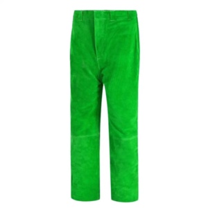 Pantalon de travail en cuir de vachette de qualité supérieure, à deux couches, pour la soudure, avec isolation thermique et résistance à l'usure - Product Image 3