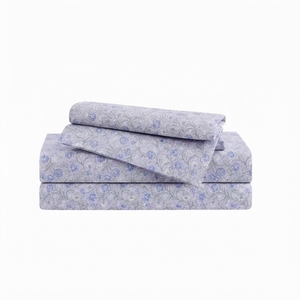<b>Floral</b> Printed Cotton Duvet Cover Set 3 Piece <b>Bed</b> <b>Sheet</b> Set Soft Breathable Quilt Cover for Home Bedroom Hotel - Product Image 2