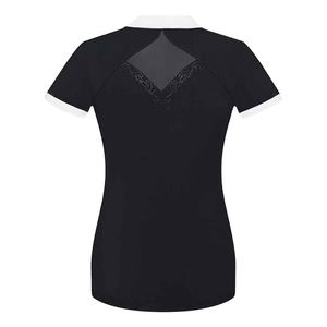 Camiseta de equitación de manga corta con el último diseño de 2026, capa base elástica y ecológica OEM para mujer, capa base para montar a caballo - Product Image 3