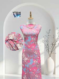 Tela de Chifón Floral 150/160cm Ligera y Transparente 100% Poliéster Transpirable 60GSM Unisex para Vestidos de Novia Modelo 8027 Vietnamita - Product Image 3
