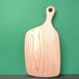 Tabla de Cortar de Madera Maciza, de Madera de Caucho, en Tamaños Grande, Mediano y Pequeño, para Cortar Frutas, Picar Huesos y Amasar Masa - Product Image 4