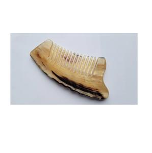 Peine de cuerno auténtico hecho a mano para peinar, desenredar y cuidar el cabello, accesorio de belleza profesional para peluquería, artesanía natural - Product Image 3