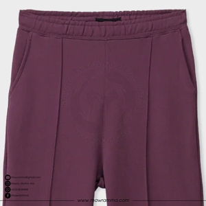 Pantalon décontracté pour homme, coupe droite, taille élastique, avec poches latérales, en coton tricoté mi-lourd avec élasthanne, pour l'automne - Product Image 4