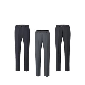High Quality <b>Wool</b> Slim Fit Formal Office Trousers for Men Mid Waist Corduroy Fabric Breathable Quick Dry Casual Leisure Styles - Product Image 3