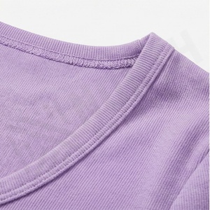 Sudadera con capucha de manga larga personalizada para mujer, de algodón con lavado ácido, para fitness, entrenamiento y gimnasio, ropa deportiva. - Product Image 4