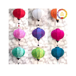 Traditional Silk Lantern Handmade <b>Decoration</b> For Home Living And Hospitality Projects - Product Image 1
