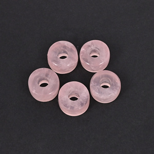 Perles de quartz rose 14x8x5mm Pierre précieuse naturelle pour la fabrication de bijoux - Product Image 3