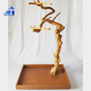 ที่นั่งนกไม้กาแฟ Vietaquaticwood รูปทรงเกลียว ทนทาน เป็นมิตรกับสิ่งแวดล้อม ตกแต่งด้วยไม้ธรรมชาติ สำหรับใช้ในบ้านและนอกบ้าน ทุกฤดูกาล - Product Image 5