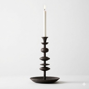 Candelabros de Hierro Hechos a Mano en India, Personalizados, Elegantes Centros de Mesa para Bodas, Aniversarios, Fiestas y Decoración del Hogar - Product Image 6