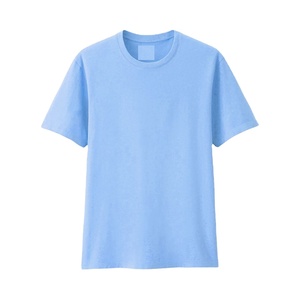 T-shirts pour hommes de haute qualité 100% coton, motif uni, décontractés, respirants, anti-boulochage, prix de gros, service OEM - Product Image 2