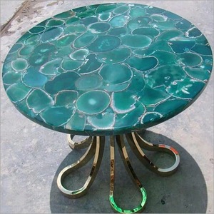 Green Agate <b>Table</b> Top I Green Agate Coffee <b>Table</b> Top I Green Agate <b>Dining</b> <b>Table</b> Top I Green Agate Living Room <b>Table</b> Top - Product Image 2