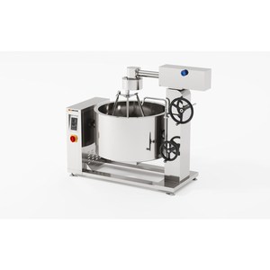 Olla de vapor rotatoria por inducción con camisa de acero Amicook 380V/440V, modelo gourmet de alta tecnología para cocina, elegante, con 3 cuchillas para preparar pescado. - Product Image 6