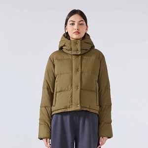 Women's Oversized Long Hooded <b>Puffer</b> <b>Jacket</b> <b>Thin</b> Winter Warm Bubble Coat Windproof Insulated Streetwear Outdoor Casual Style - Product Image 4