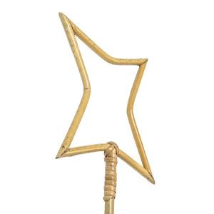 Popular Best Seller Rattan Kid Toy Eco Friendly Wicker Star Magic Wand Ribbon Stick Children Bedroom Decor Wholesale - Product Image 2