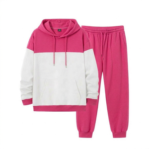 Conjunto de Sudadera con Capucha y Pantalones Deportivos Casuales con Estampado Lavado al Ácido, Logotipo Personalizado, Nuevo Estilo, Alta Calidad, Color Sólido, 100% Algodón Transpirable - Product Image 5