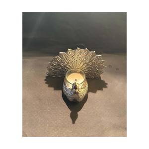 Exclusivo Portavelas Metálico de Arte Indio para Decoración de Hoteles y Habitaciones - Product Image 4