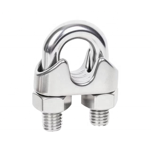 Colliers de serrage pour câbles en acier inoxydable AISI 304/316, polis miroir, pour l'industrie lourde, en pouces impériaux, de 1/8 po à 1 po - Product Image 1