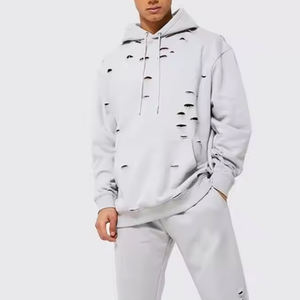 เสื้อฮู้ดดี้สไตล์พ็อกเก็ต ผ้าคอตตอนผสม ดีไซน์เท่ห์ ทรงสวย ขายดี สินค้ามาใหม่ ใส่สบาย เสื้อฮู้ดดี้สไตล์ดิสเทรส - Product Image 1