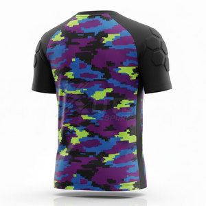 Jersey de Portero de Manga Corta con Diseño Personalizado OEM, Calidad Premium, Talla Grande, Absorbe la Humedad, para Clubes y Equipos - Product Image 3