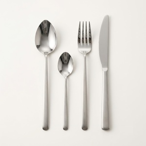 Ensemble de couverts en acier inoxydable poli miroir de qualité supérieure, élégant, pour hôtel, restaurant, mariage, vente en gros - Product Image 4