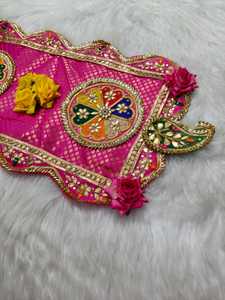 Custom Handmade Gota Patti Table Runner for Table Decor Wedding Banquet Centerpiece Diwali Housewarming Haldi Mehndi Decor - Product Image 4