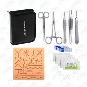 Modelo de práctica, Kit de ejercicio de entrenamiento de sutura quirúrgica para heridas para estudiantes de medicina, Kit de sutura de la mejor calidad, instrumento médico - Product Image 1