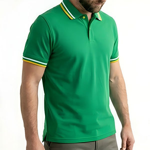 Polo pour homme de haute qualité, élégant, sportswear haute performance, léger, avec impression personnalisable, t-shirt polo - Product Image 1