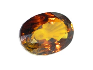 Tourmaline orange naturelle, pierre précieuse non montée du Sri Lanka, pour la création de bijoux, bagues, pendentifs, bijoux fins - Product Image 1