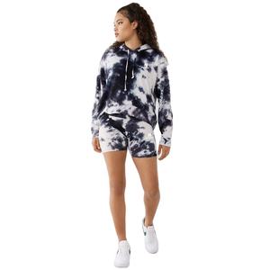 Tye and dye, venta al por mayor, conjuntos de sudaderas con capucha de alta calidad, sudadera personalizada, conjunto corto de sudadera deportiva para Fitness - Product Image 1