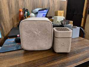 Unique Design <b>Ceramic</b> Incense Burner with Embossed Floral Design Beige Aromatherapy <b>Diffuser</b> Set for All-Season Use - Product Image 2