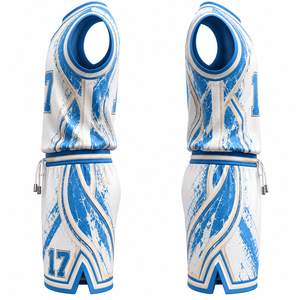Ensemble d'uniformes de basket rétro vintage personnalisés, style rétro, maillot et short pour hommes et équipes de basket jeunes. - Product Image 5