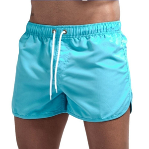 Short de plage pour hommes, short de bain à séchage rapide, léger, short d'été, taille élastique, cordon de serrage, short décontracté pour les vacances - Product Image 3
