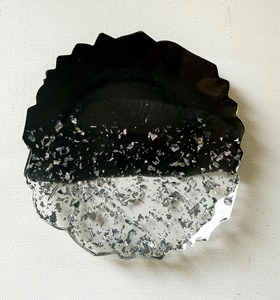 Sous-verre en résine de haute qualité à texture lisse, style bohème, fait main, écologique, conçu pour une utilisation décorative et fonctionnelle sur table - Product Image 4
