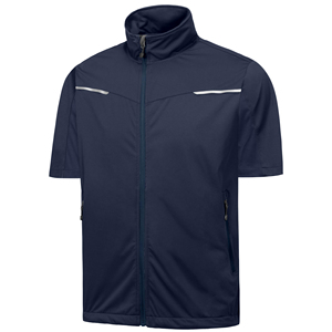 Veste de sport à manches courtes pour cage de frappe de baseball, qualité supérieure, respirante, écologique, séchage rapide, tissu extensible, quart de zip - Product Image 1