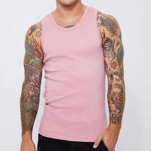 เสื้อกล้ามออกกำลังกายผู้ชาย ผ้าฝ้ายถักแบบกำหนดเอง สำหรับฟิตเนส เพาะกาย วิ่ง และเดินทาง - Product Image 6