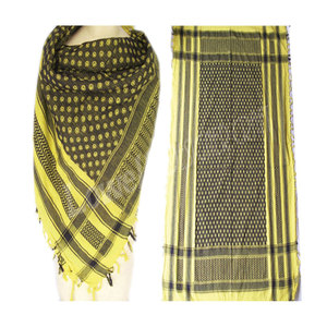 Pañuelo/Hijab Keffiyeh de Algodón Suave de Verano para Mujer Musulmana, de Alta Calidad, con Bloques de Color, Estilo Arfat, a la Moda - Product Image 4