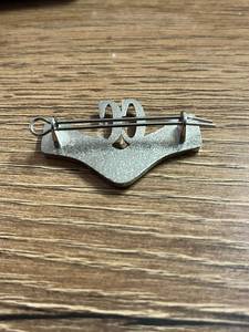 Custom <b>Metal</b> Badge Enamel Logo <b>Pin</b> Ribbon Letter Brooch for Uniform Badge - Product Image 2