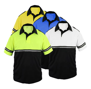 เสื้อโปโลสะท้อนแสง ANSI Class 1 สำหรับงานก่อสร้าง ปรับแต่งได้ มีแถบสะท้อนแสง ไฟ LED กันน้ำ ผลิตจากโพลีเอสเตอร์ ขาย - Product Image 6