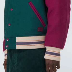 High Quality Wholesale Custom Varsity <b>Jacket</b> <b>for</b> <b>Men</b> Wool Chenille Graffiti Embroidery <b>Baseball</b> <b>Jacket</b> Letterman Varsity <b>Jacket</b> - Product Image 6