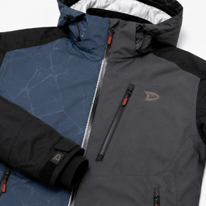 Chaqueta de Esquí con Capucha para Hombre, Diseño de Nubes, Impermeable 10,000mm, Tejido Elástico de 240g para Uso en Exteriores - Product Image 4
