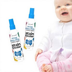 Orange Newborn Baby Essentials 4oz Spray détachant pour taches de peau et de nourriture, sans nettoyage à sec, pour graisse alimentaire, linge et tissus - Product Image 2