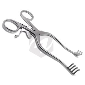 Écarteur Weitlaner 3x4 à pointes acérées, instrument chirurgical vétérinaire manuel en acier inoxydable allemand, certifié CE, auto-serrant - Product Image 6