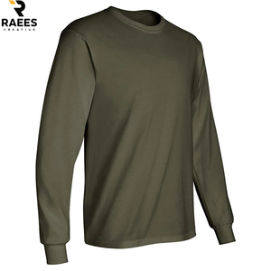 Camiseta de Manga Larga Casual de Verano para Hombre, Personalizada con Estampado, Lisa, Extra Grande, de Algodón - Product Image 4