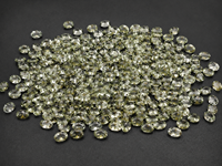 Vente en gros de pierres précieuses naturelles d'améthyste vert clair ovales à facettes, taille brillante, pierres de feu, pierres précieuses en vrac 3x5mm-8x10mm pour la fabrication de bijoux