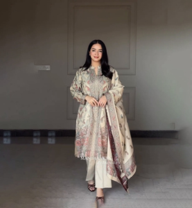 New Designer Ethnic Wear Party Wear Fancy Digital Print <b>Top</b> Dupatta Set Salwar Kameez Kurti Pant Set Wholesale Price Natural - Product Image 1