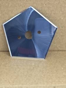 Cuchilla Pentagonal de Carburo de Tungsteno Industrial RADHIKA ENTERPRISE de 40x63mm para Máquina de Fabricación de Bolsas de Cemento - Product Image 2