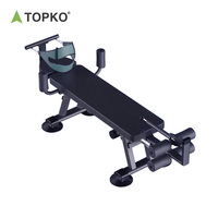 Banc de musculation réglable en hauteur TOPKO de haute qualité pour l'intérieur, rack de gym intérieur, machine d'étirement électrique