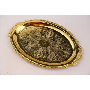 Magnifiques plateaux de service rectangulaires en laiton pour chocolats, design martelé, pour cuisine et maison - Product Image 6