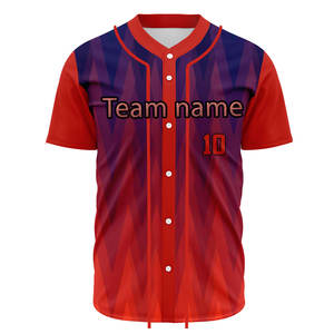 Uniformes de Béisbol y Sóftbol Personalizados 100% Poliéster, Ropa Deportiva Transpirable, Diseño de Parches en Tallas Grandes para Equipos - Product Image 5