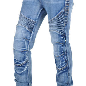Nouveau design, pantalon de moto décontracté vintage délavé et extensible, prix abordable, jean de motard en Kevlar pour hommes - Product Image 5